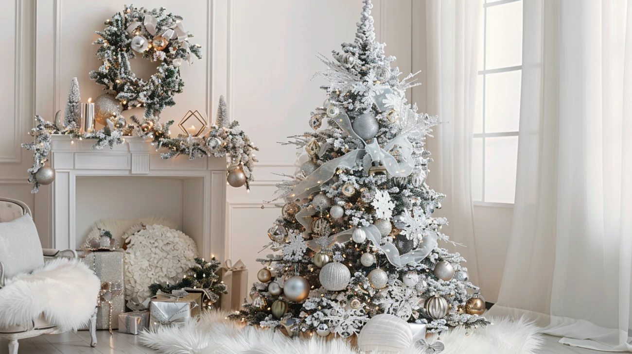 Złote i Srebrne Choinki: Jak Stworzyć Efektowny Świąteczny Wystrój 