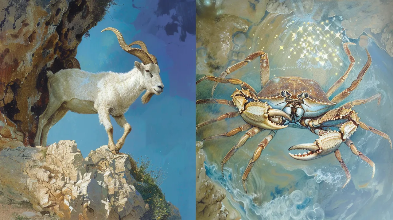 Koziorożec i Rak: Czy mogą stworzyć udany związek mimo różnic?