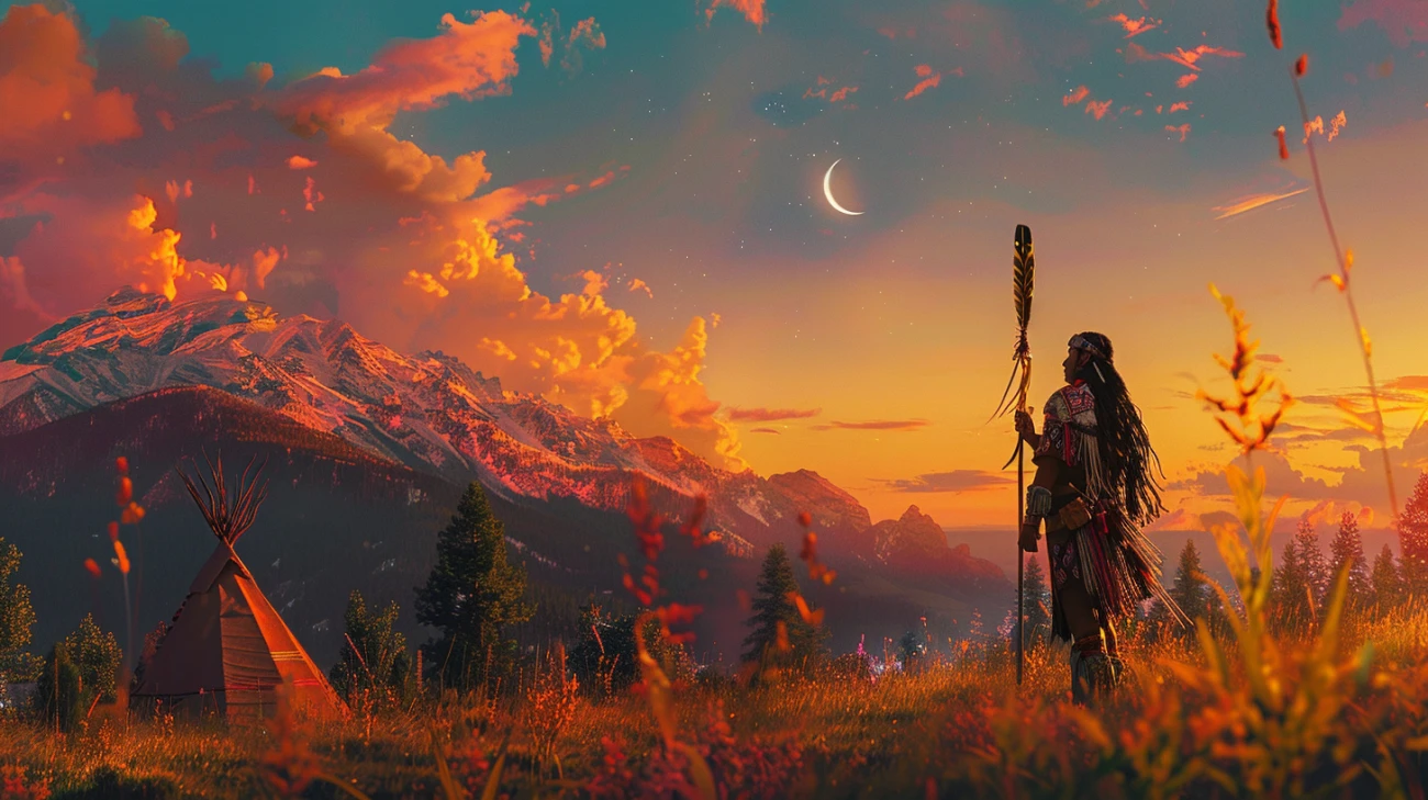 Indianin z powieści Maya: Postać z dzieł literackich.