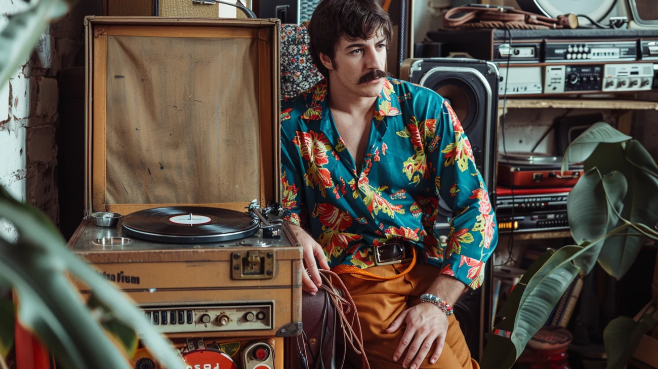 Styl męski lat 70-80: Trendy i wpływ na życie mody męskiej lat 70/80