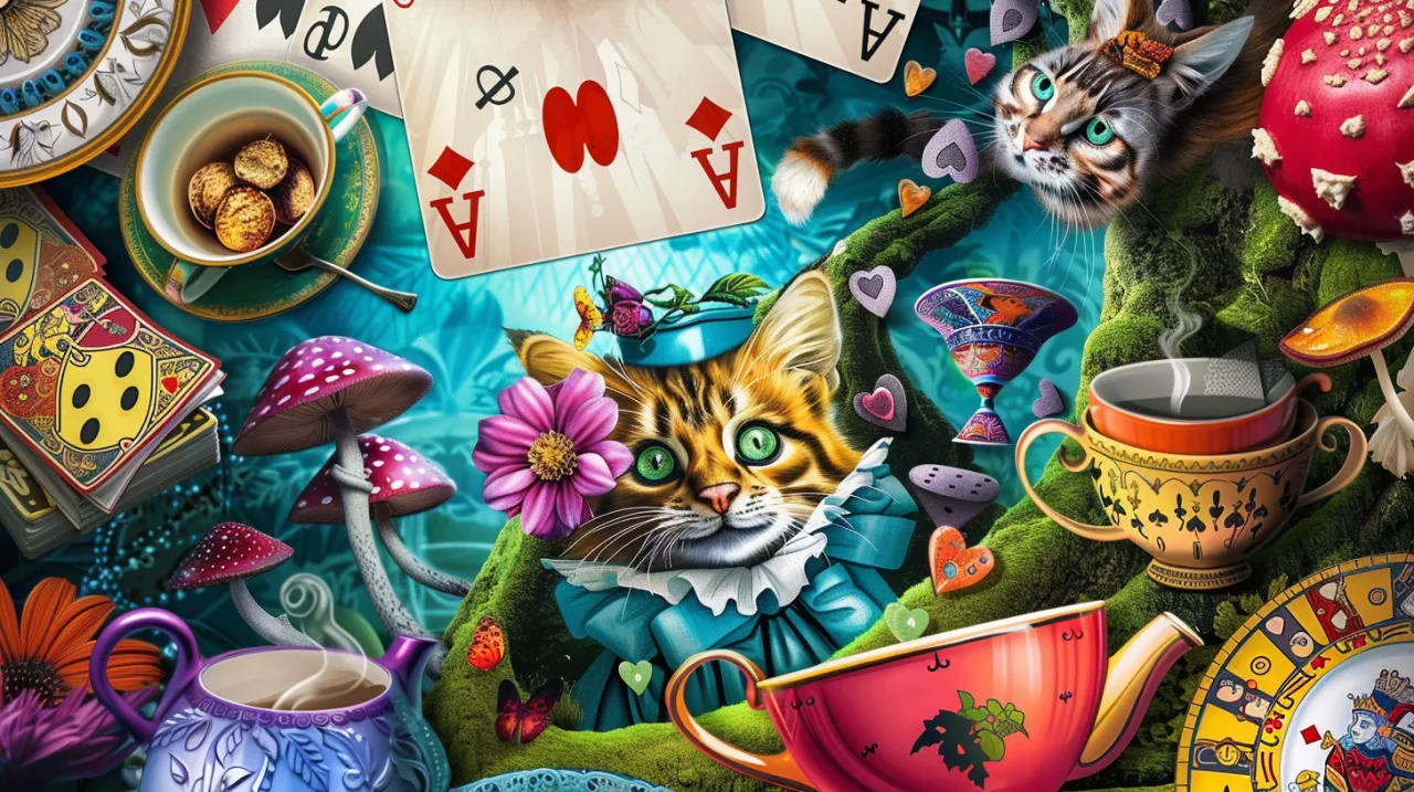 Plakaty Alicja w Krainie Czarów - Kolorowe plakaty i kolorowanki z Alicji