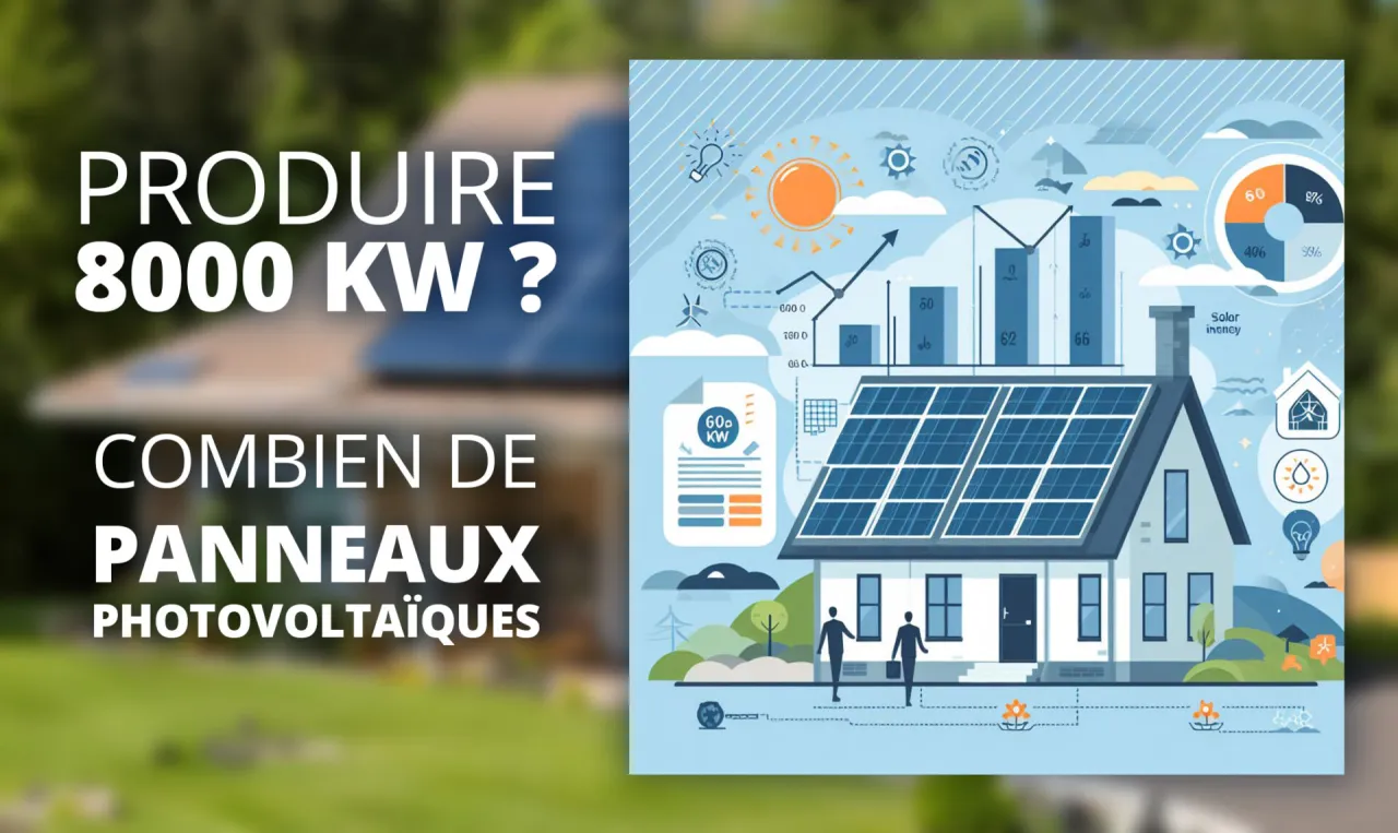 Combien de panneaux photovoltaïques pour 8000 kW : calculez vos besoins énergétiques Combien de panneaux photovoltaïques pour 8000 kW : calculez vos besoins énergétiques