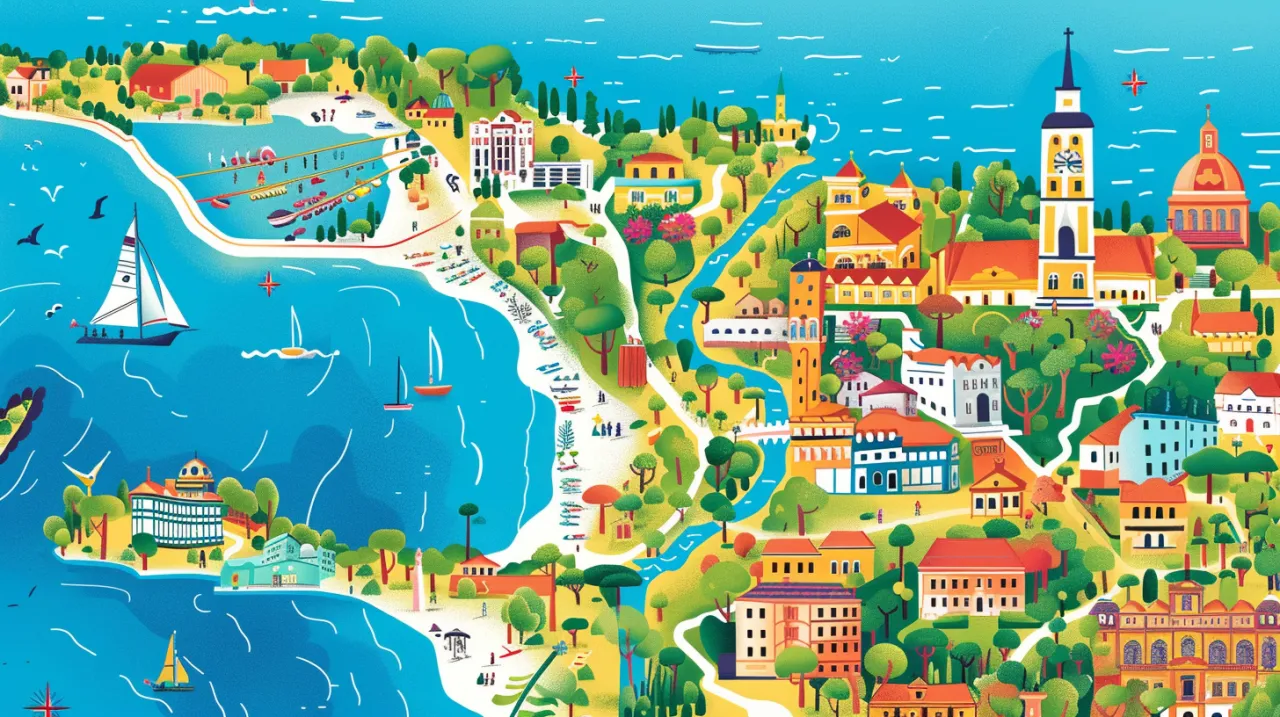 Mapa Kołobrzegu: najlepsze miejsca w nadmorskim kurorcie