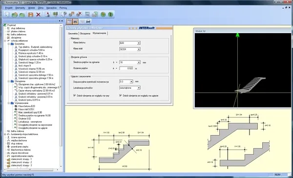Projektowanie schodów żelbetowych: kluczowe zasady i obliczenia