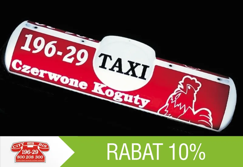 Czerwony Kogut Zielona Góra: Niezawodna taksówka 24/7 - 196-29