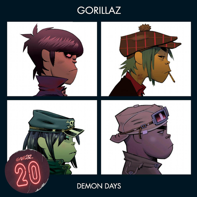 Demon Days (Gorillaz 20 Mix) • Cały album • Wszystkie utwory • Wykonawca