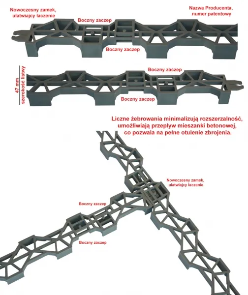 Listwy dystansowe pod zbrojenie – jak uniknąć błędów w konstrukcjach żelbetowych?