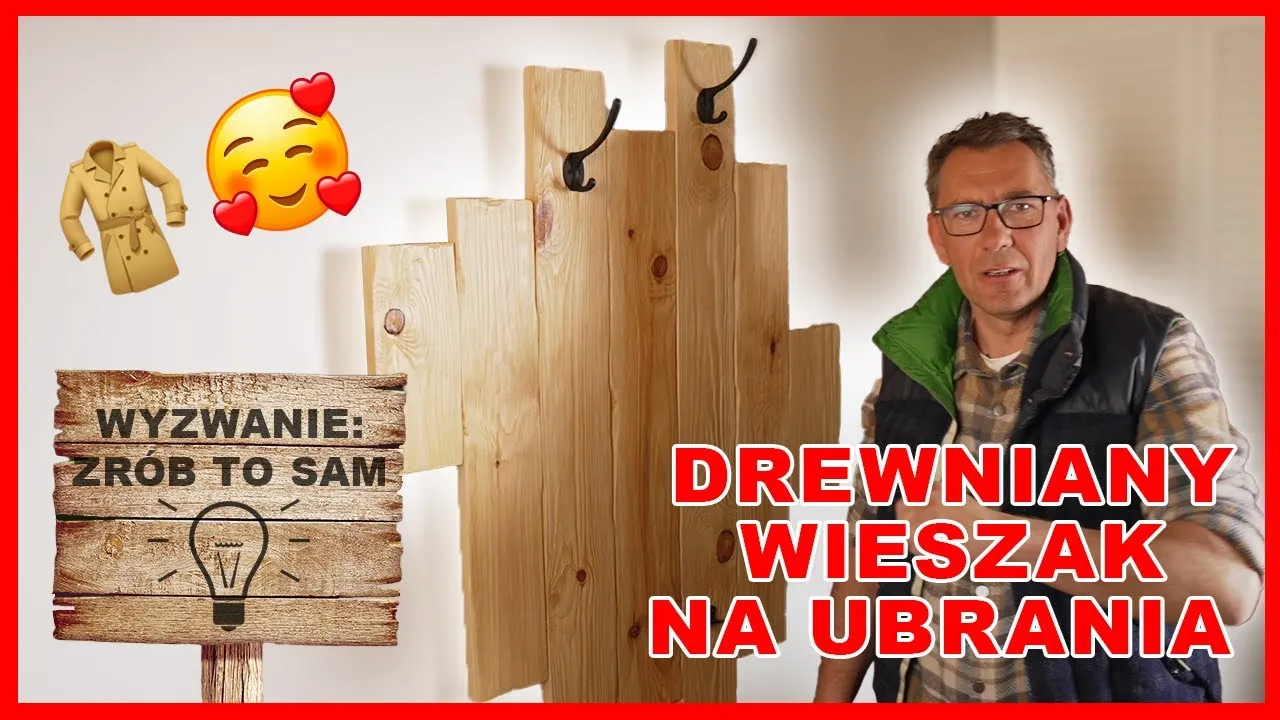 Jak zrobić wieszak na ubrania do przedpokoju - proste i tanie pomysły