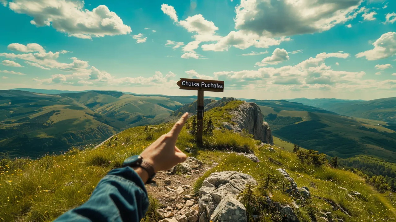 Szlak turystyczny prowadzący do Chatki Puchatka z różnych miejsc w Bieszczadach.