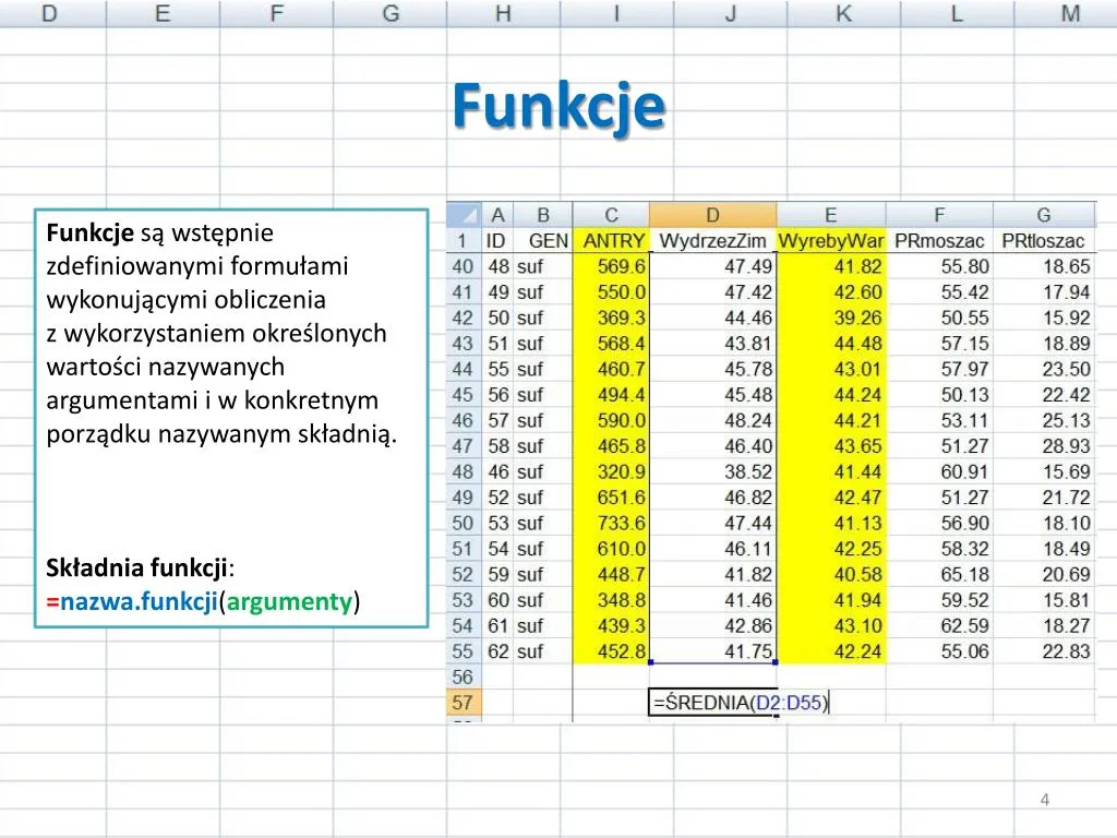 Sprawdzian Z Arkusza Kalkulacyjnego Excel Liceum kolegiumeuropa.pl