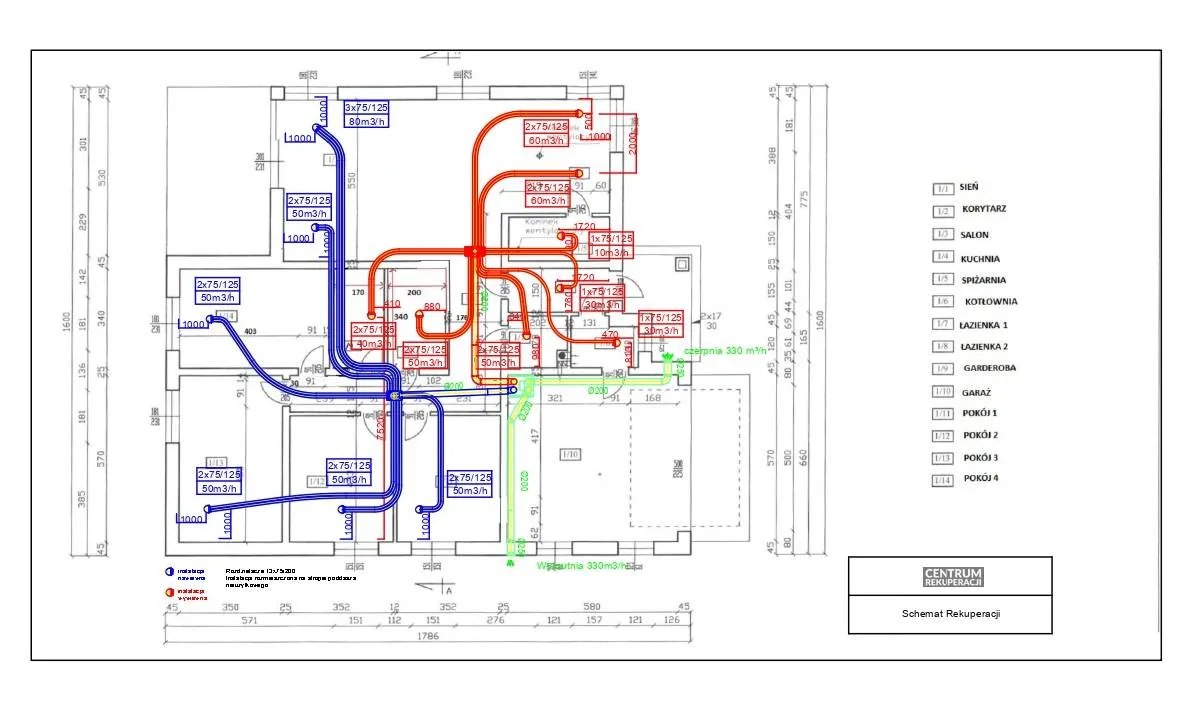 Schemat rekuperacji: Jak działa system odzysku ciepła w domu?