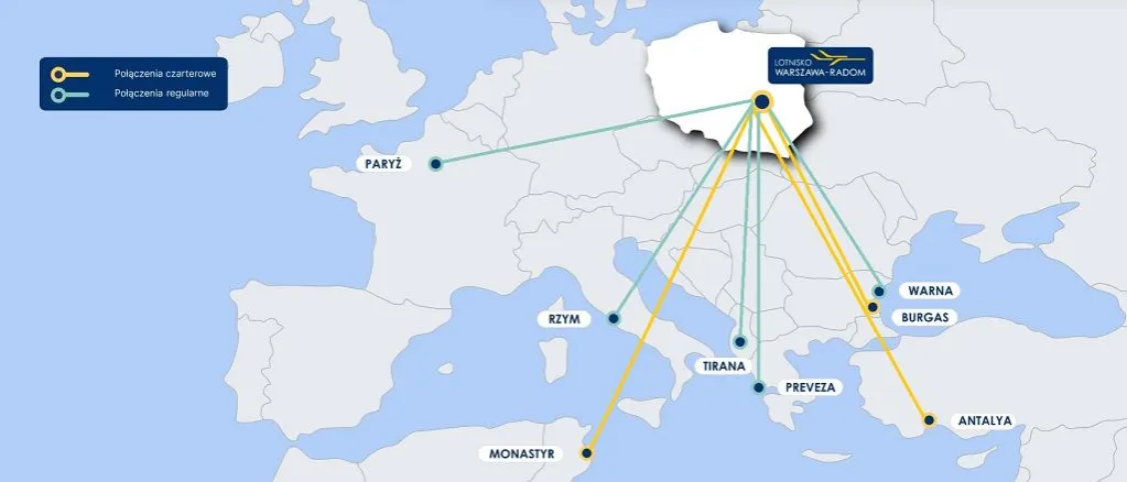 Lotnisko radom jakie linie beda latac – poznaj dostępne kierunki