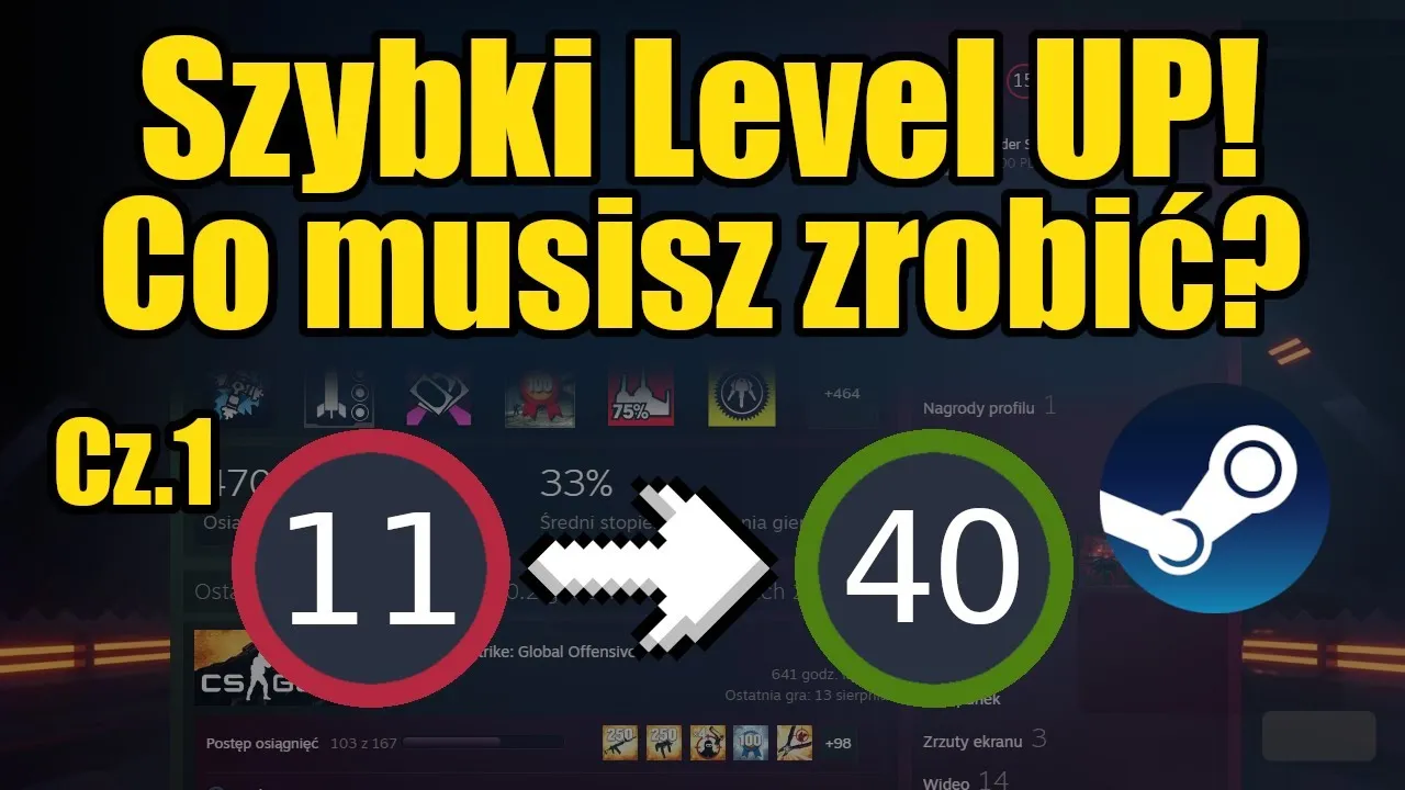 Jak wbić poziom Steam i zdobyć więcej punktów doświadczenia szybko