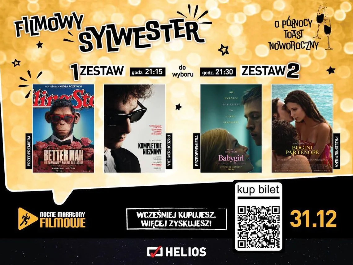 Najlepsze Produkcje na Noworoczny Maraton Filmowy, które porwą każdego widza