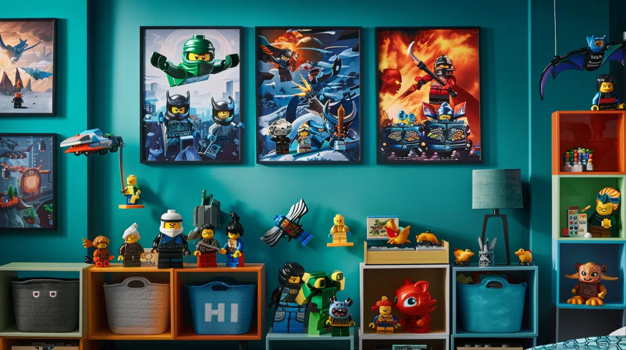 Plakaty z Lego Ninjago - idealne dekoracje dla małych fanów