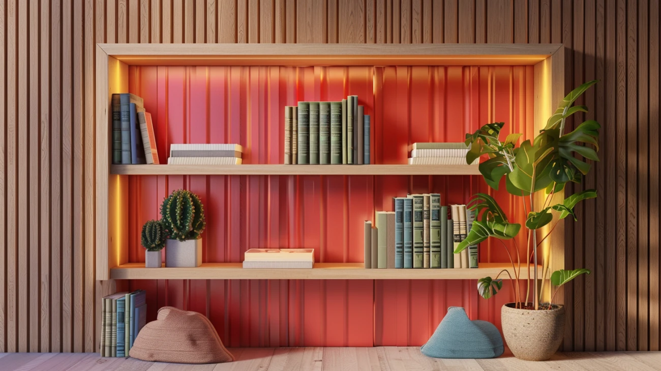 Biblioteczka na ścianę: Jak wykorzystać przestrzeń w salonie?