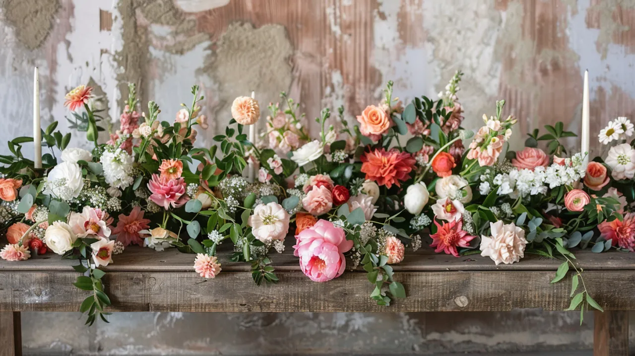 Dekoracje kwiatowe na wesele: 20 inspiracji na stół
