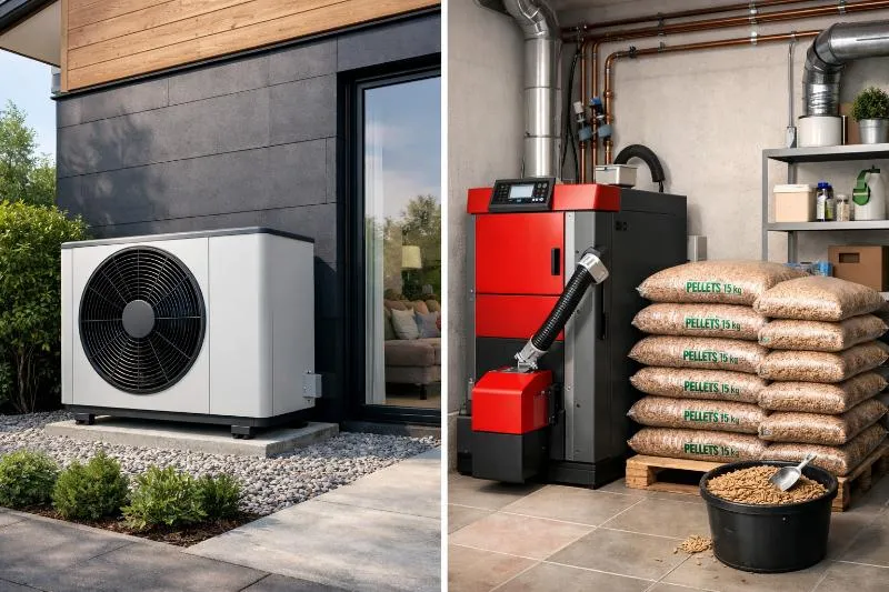 Pompa ciepła czy pellet – które ogrzewanie jest tańsze? Pompa ciepła czy pellet – które ogrzewanie jest tańsze?