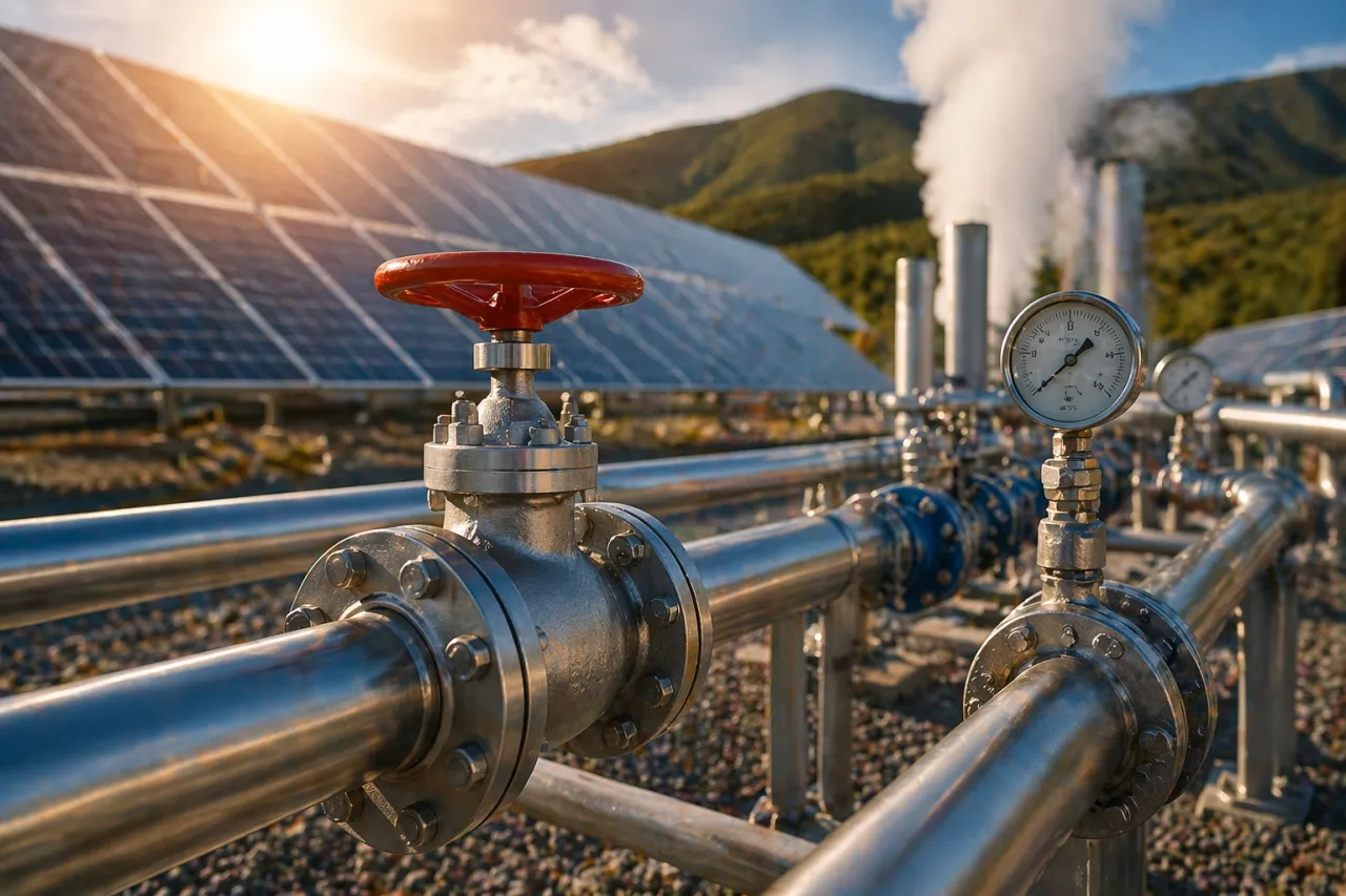 Energia odnawialna a armatura przemysłowa – wyzwania dla instalacji solarnej i geotermalnej