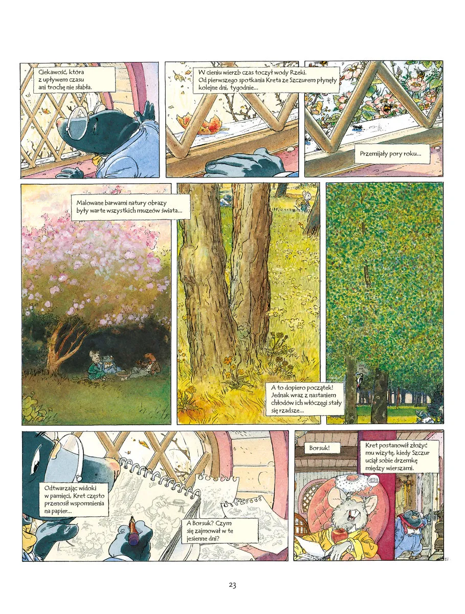 O czym szumią wierzby komiks - odkryj magiczny świat przygód