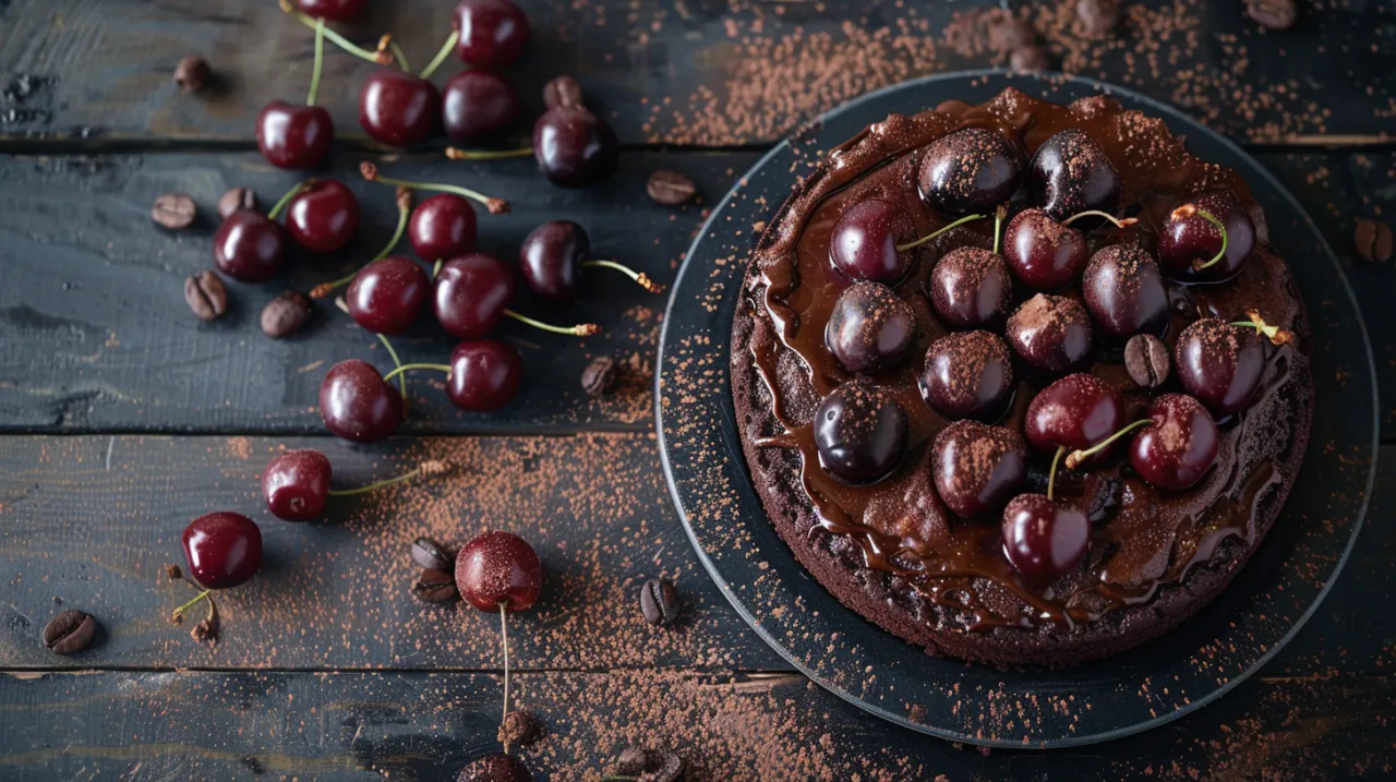 Czekoladowy sernik z wiśniową frużeliną – przepis, który cię zachwyci