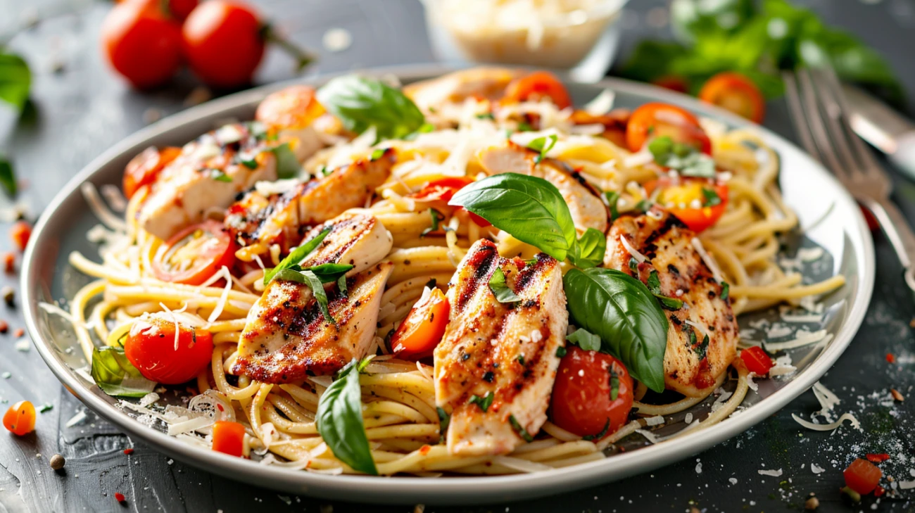 Makaron z kurczakiem i mozzarellą: Włoski klasyk z twistem