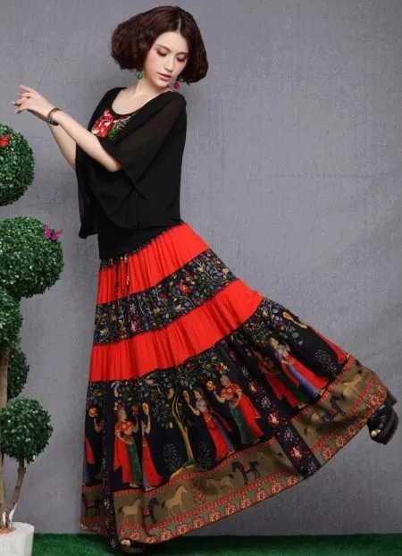 Jak uszyć spódnicę cygańską: proste kroki i tajniki szycia Jak uszyć spódnicę cygańską: proste kroki i tajniki szycia