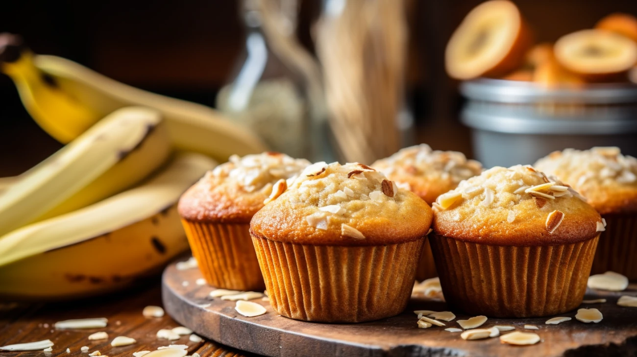Babeczki Owsiane z Bananem - Pyszne i Zdrowe Muffiny