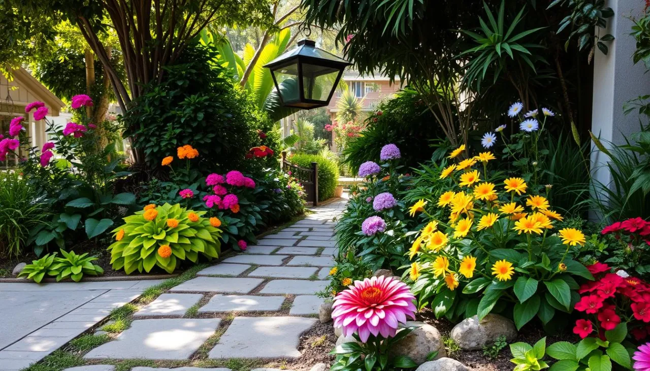 Co posadzić wzdłuż chodnika, aby uniknąć problemów z pielęgnacją?