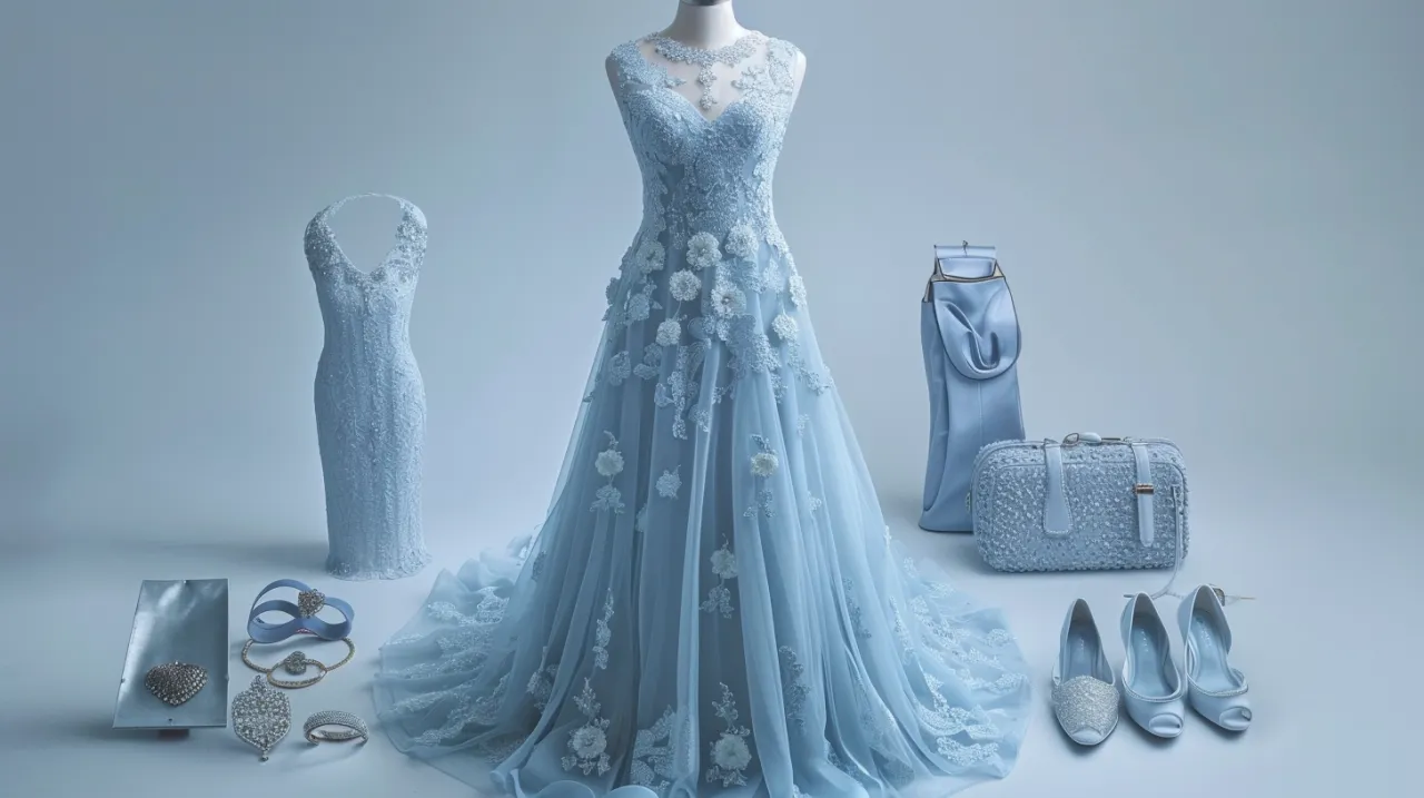 Błękitna sukienka na wesele: 5 stylizacji, które zachwycą gości