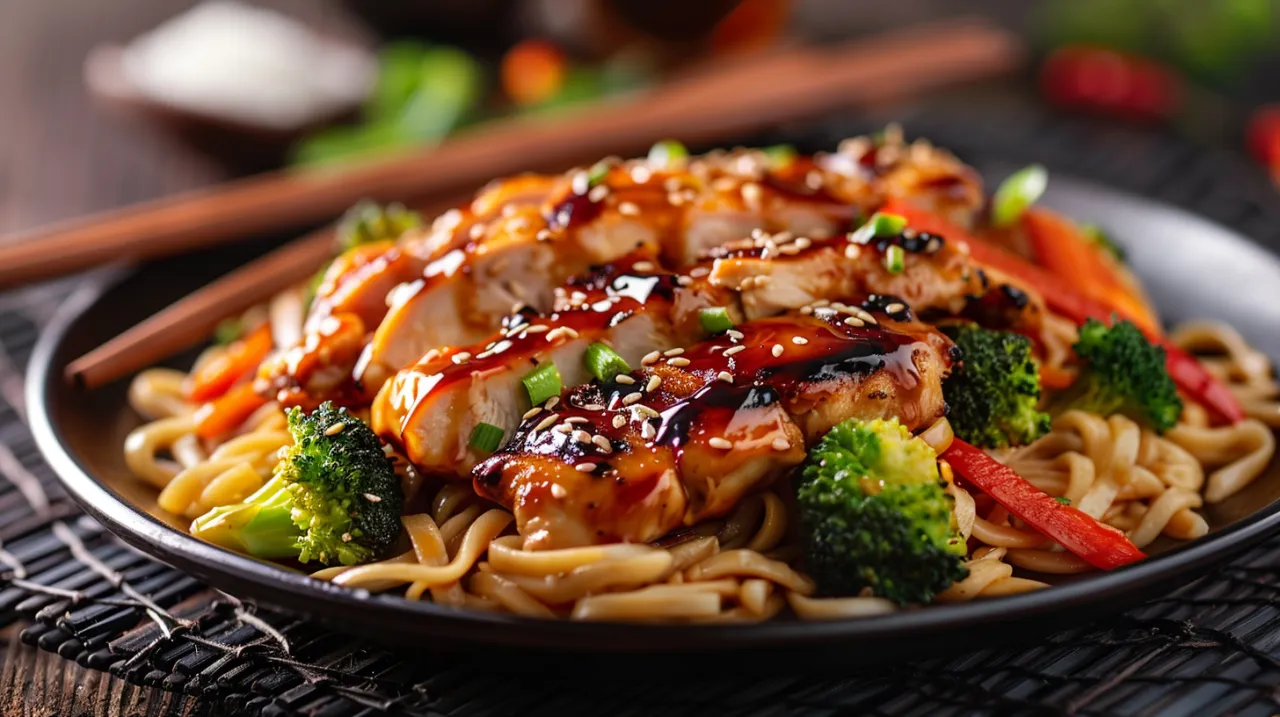 Najlepszy kurczak teriyaki z makaronem: prosty przepis na azjatycki obiad