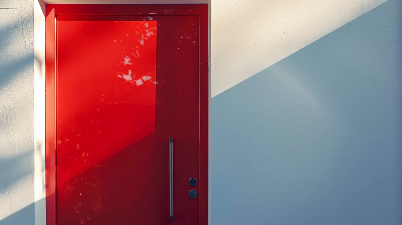 Drzwi zewnętrzne czerwone: odważny wybór, który przyciąga uwagę