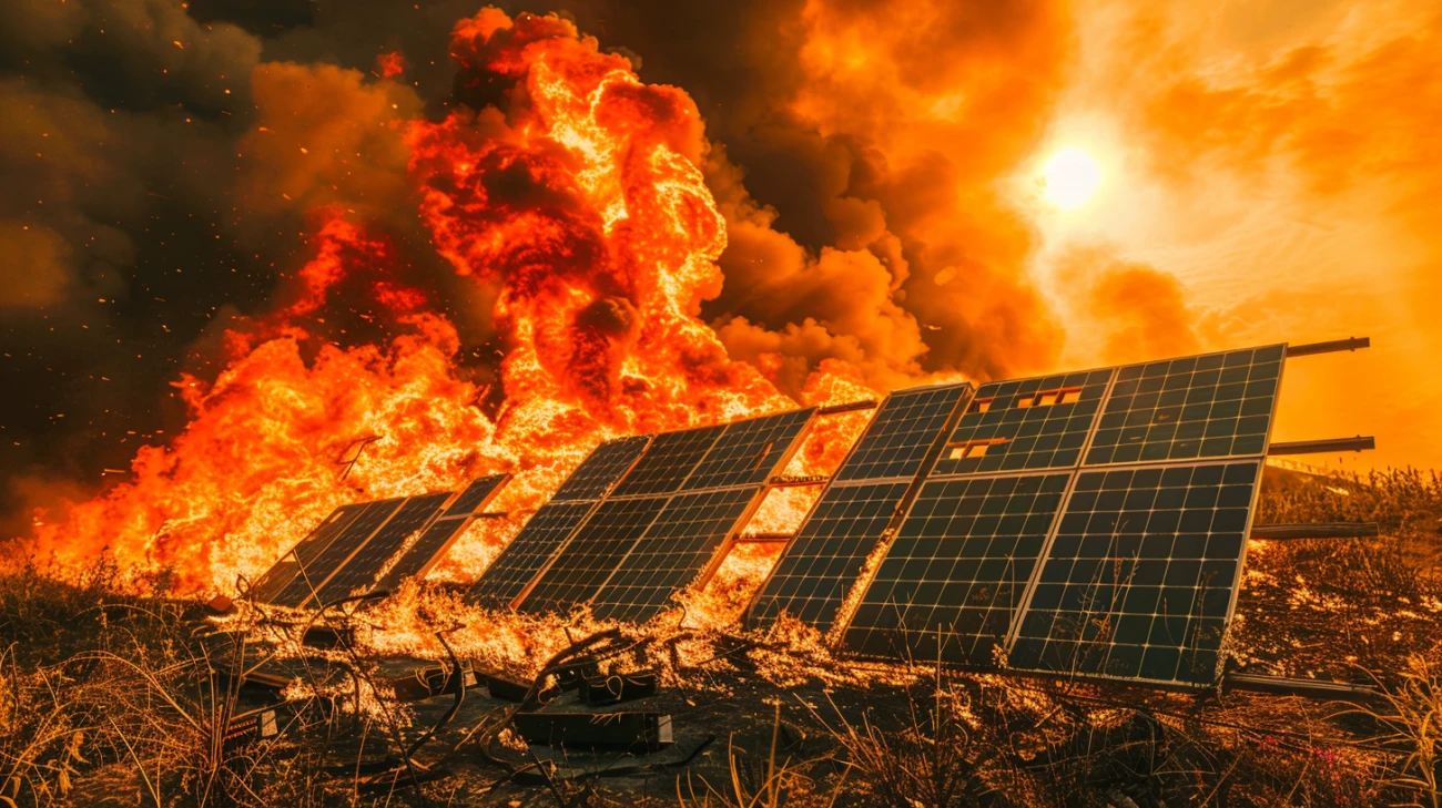 Cały kraj w ogniu przez baterie fotowoltaiczne?! Przerażające doniesienia