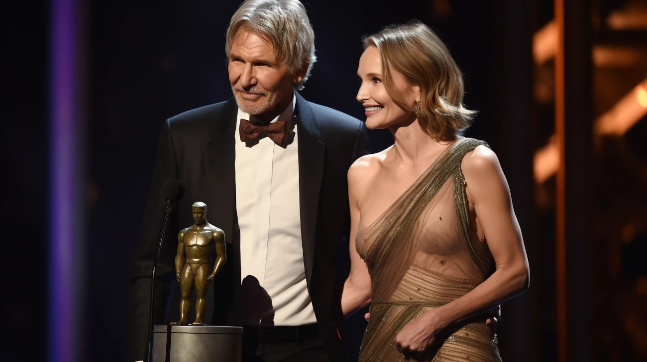 Harrison ford wzruszony podczas odbierania honoru za całokształt pracy na Critics Choice Awards