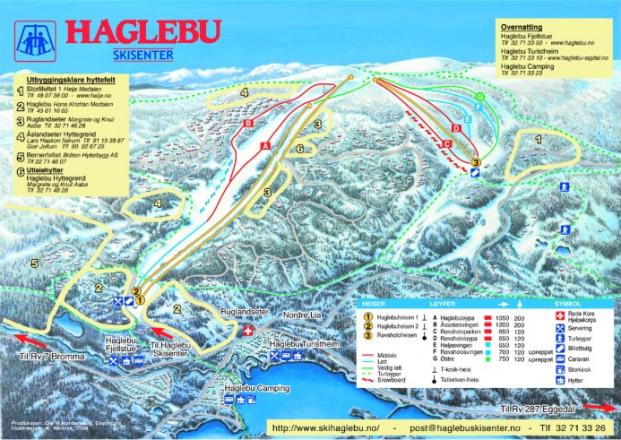 Mapa tras Haglebu