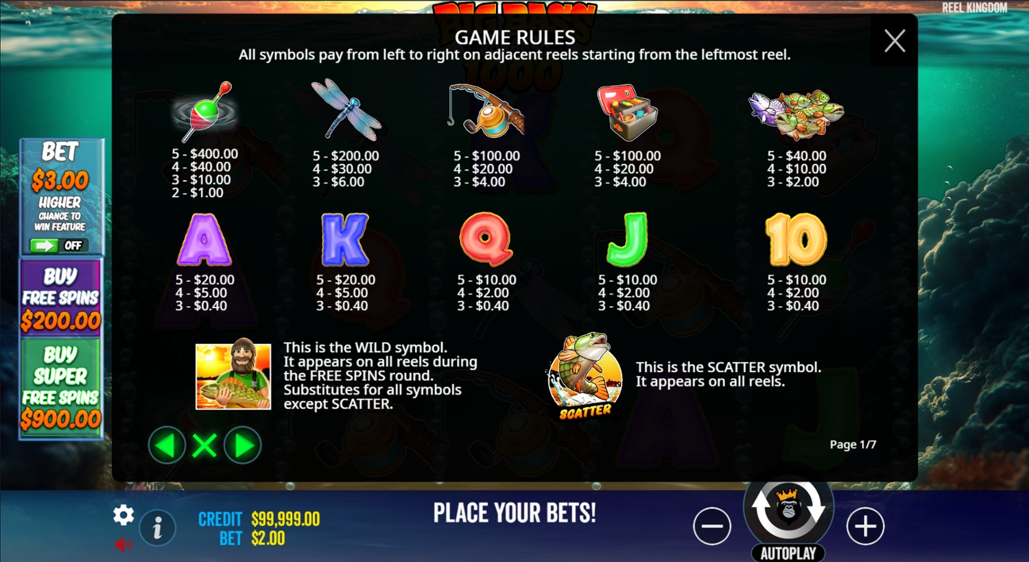 Slot Big Bass Bonanza 1000 con Soldi Veri | Casinò Online